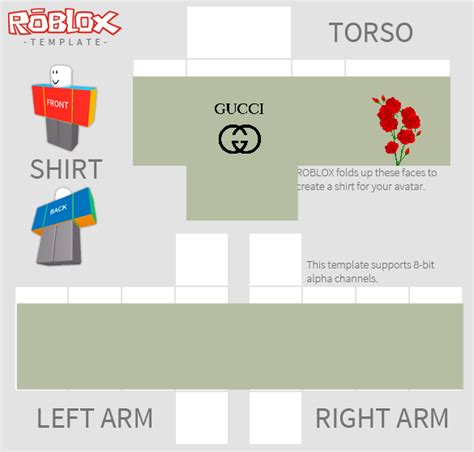 shirt roblox gucci|Gucci shirt Roblox template.